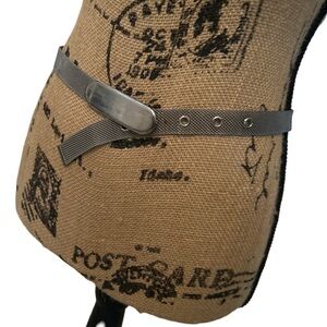 Vintage 1990’s Mesh Adjustable Women’s Silver Belt